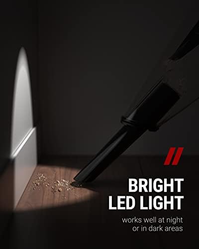 VacLife Handheld Vacuum Cleaner - Car Vacuum Cordless Rechargeable with High Power Suction, Wireless Mini Portable Vacuum for Car/Home, Silver&Black (VL106) - Image 6